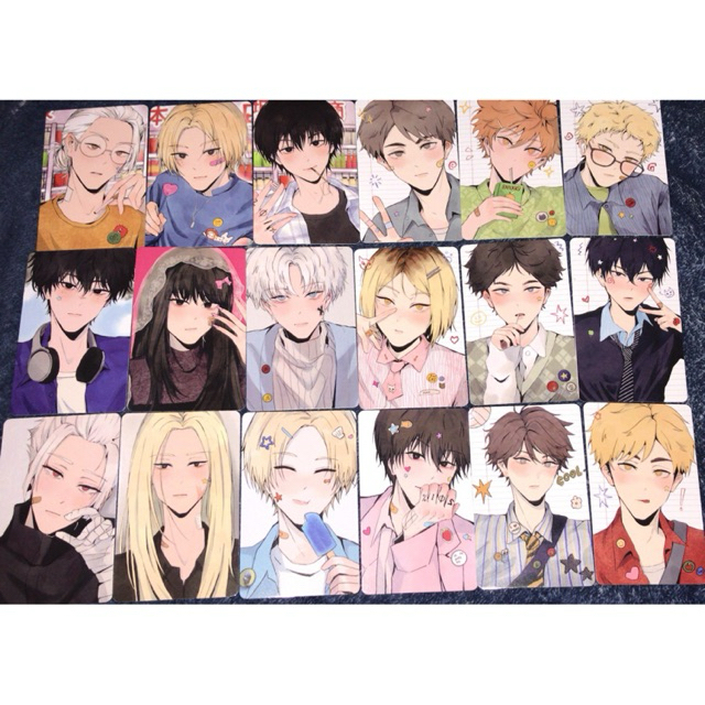 ready stock pc photocard set sakamotodays haikyuu 6baji new pc photocard anime sakamoto nagumo kenma