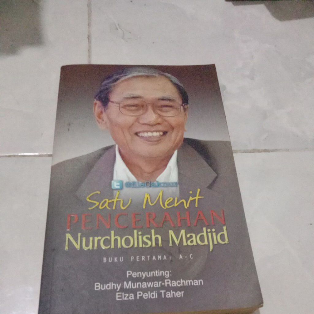 satu menit pencerahan Nurcholis madjid