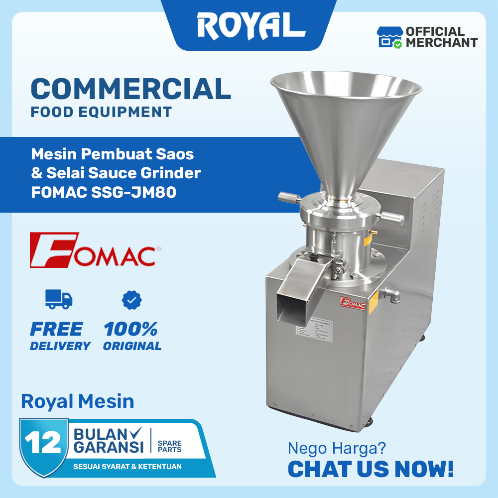 fomac SSG-JMH60 Mesin Penggiling Saus