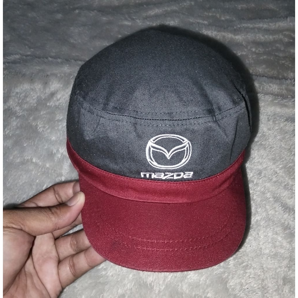 Topi MAZDA 2 warna Visor Pendek Second