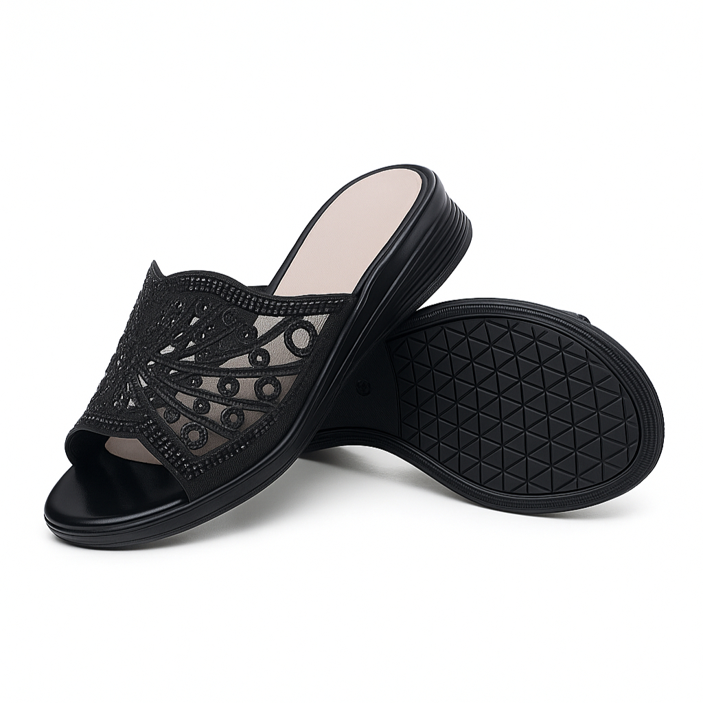 Sandal Wedges Wanita Sendal Pesta Kondangan