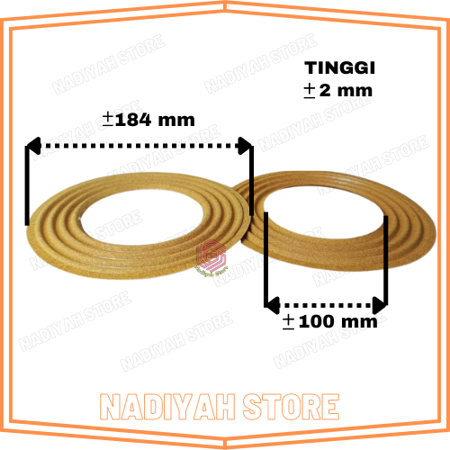 DEMPER SPEAKER DAMPER SPEAKER 15 INCHI 18 IN MEMBRAN SPEAKER