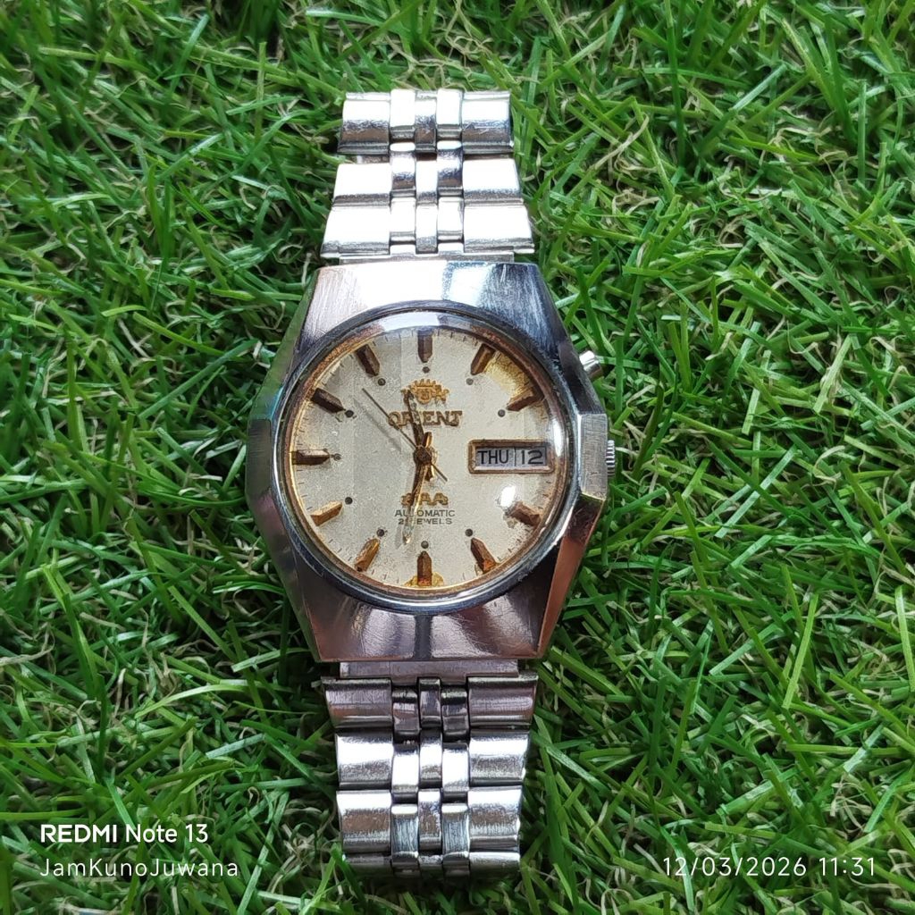 Jam tangan vintage ORIENT AUTOMATIC 21 jewels
