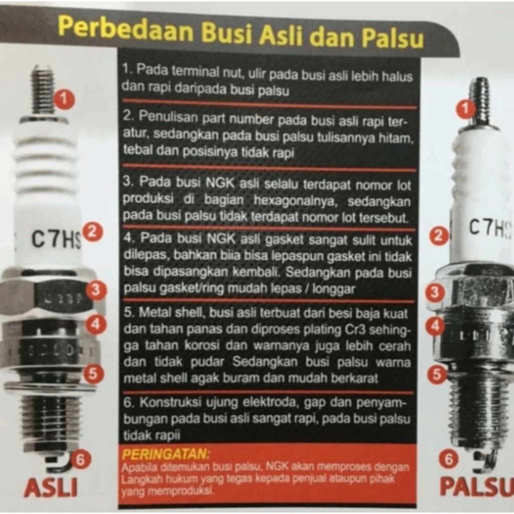 busi NGK busi motor GL pro,Megapro,tiger