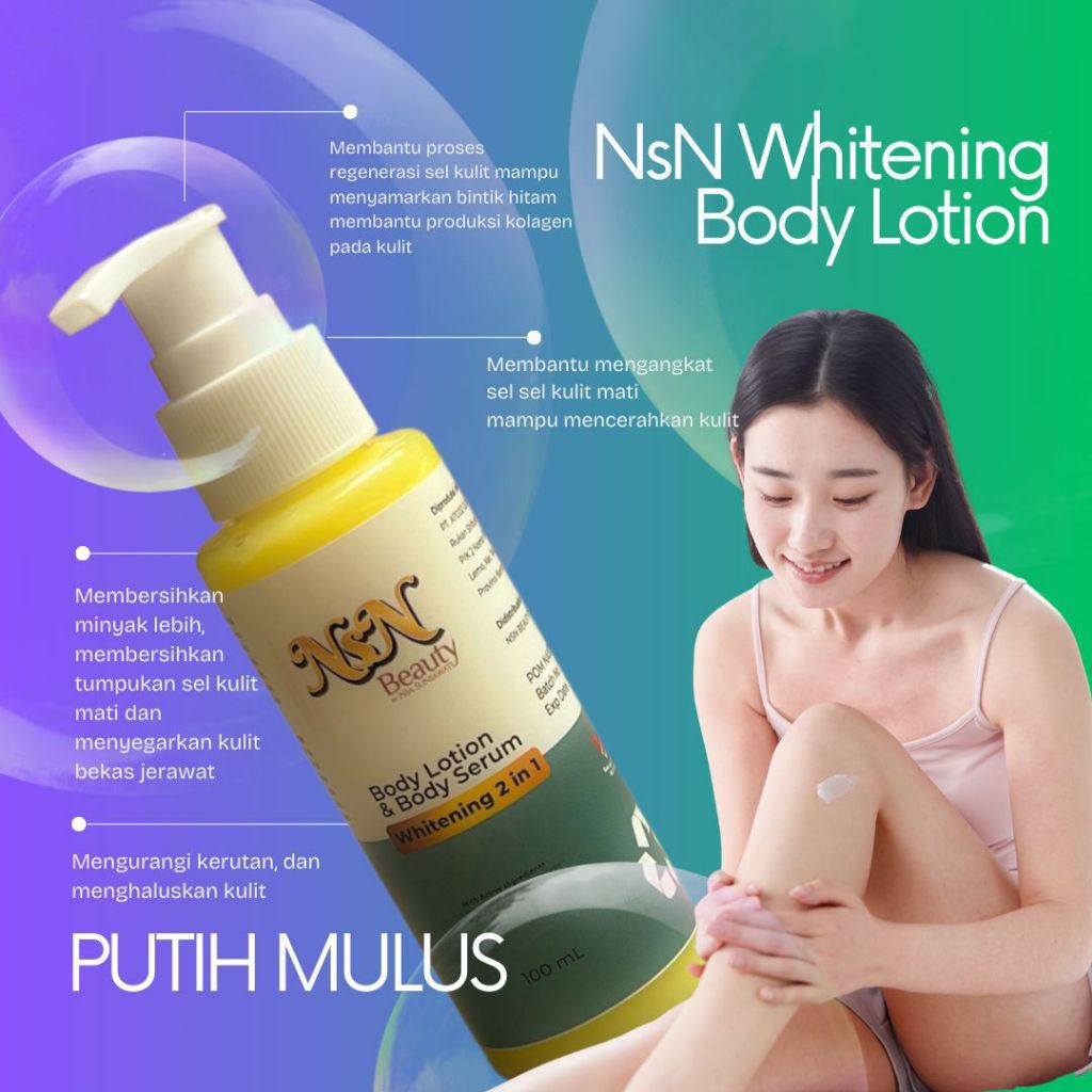 HB dosting NsN Beauty bikin putih bersih