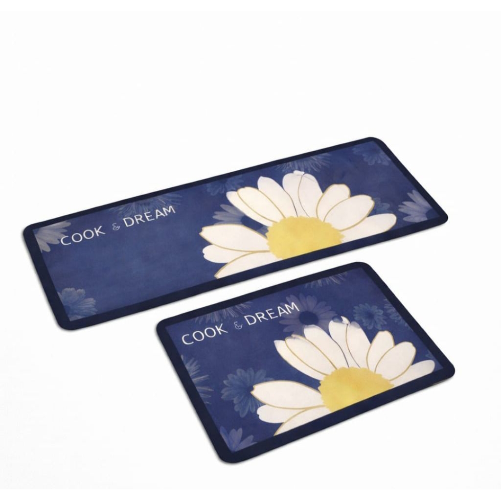 A - KESET KAKI 2IN1 DIATOMITE Keset Dapur 2in1 Keset Dapur MINIMALIS Anti Slip  DAPAT 2 PCS