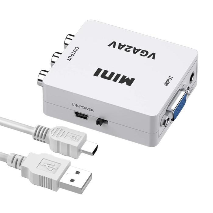 Converter VGA TO AV - VGA TO RCA - Adapter VGA to AV