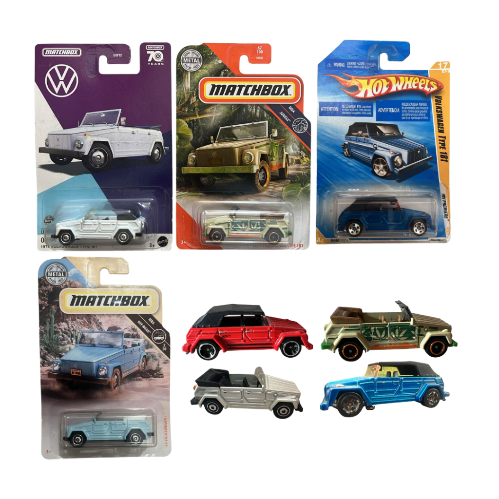 MATCHBOX REGULAR VOLKSWAGEN VW TYPE 181 SAFARI WHITE JUNGLE SNI ORIGINAL MATTEL