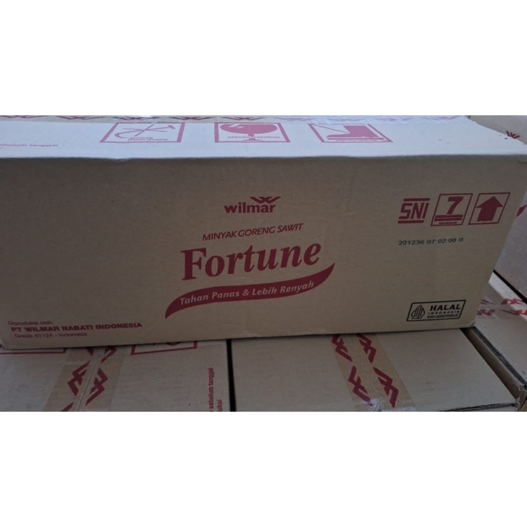 Minyak goreng Fortune 1L 'Bantal' 1karton