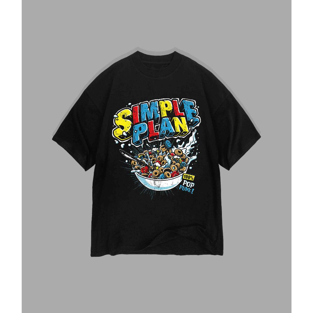Kaos Simple Plan - Cereal T-shirt