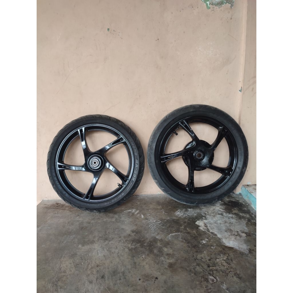 Velg Mio Sporty/Smile, Mio J, Fino, Xride, Depan Belakang Set Ban Original Copotan