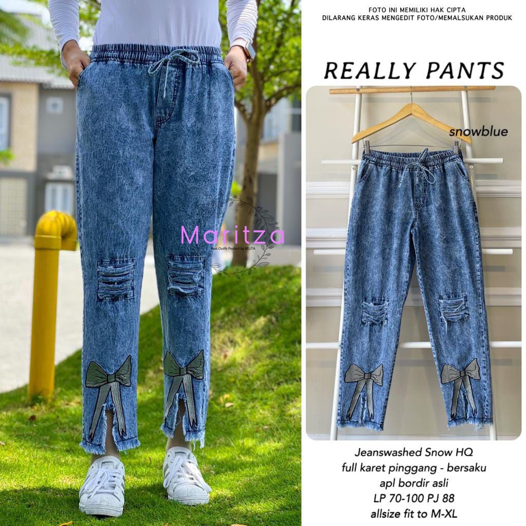 Terbaru celana jumbo Alazka palazzo |kulot wanita Daisy Lilly Shepora jeans pants | Baggy pants | Da