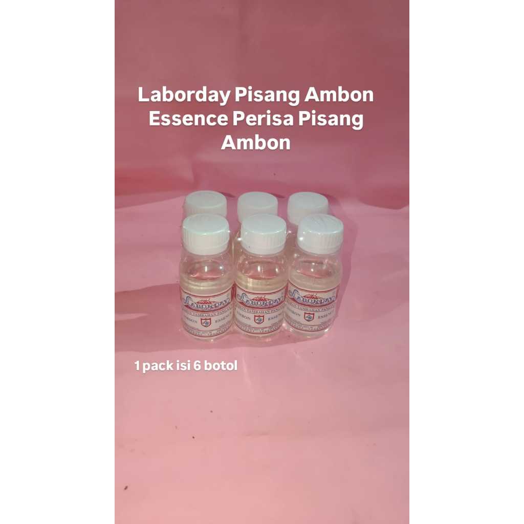 Laborday Pisang Ambon Essence Perisa Pisang Ambon 1 pack isi 6 botol