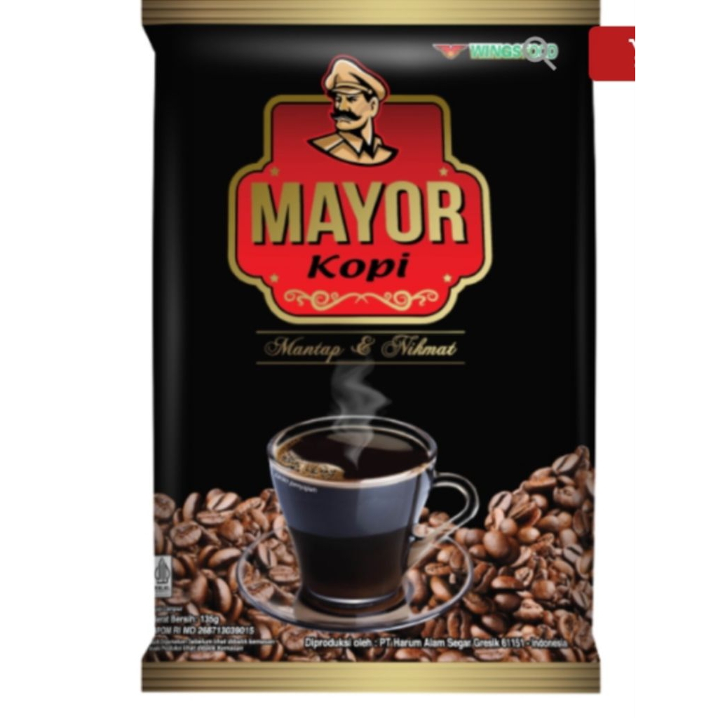 KOPI BUBUK HITAM CAP MAYOR