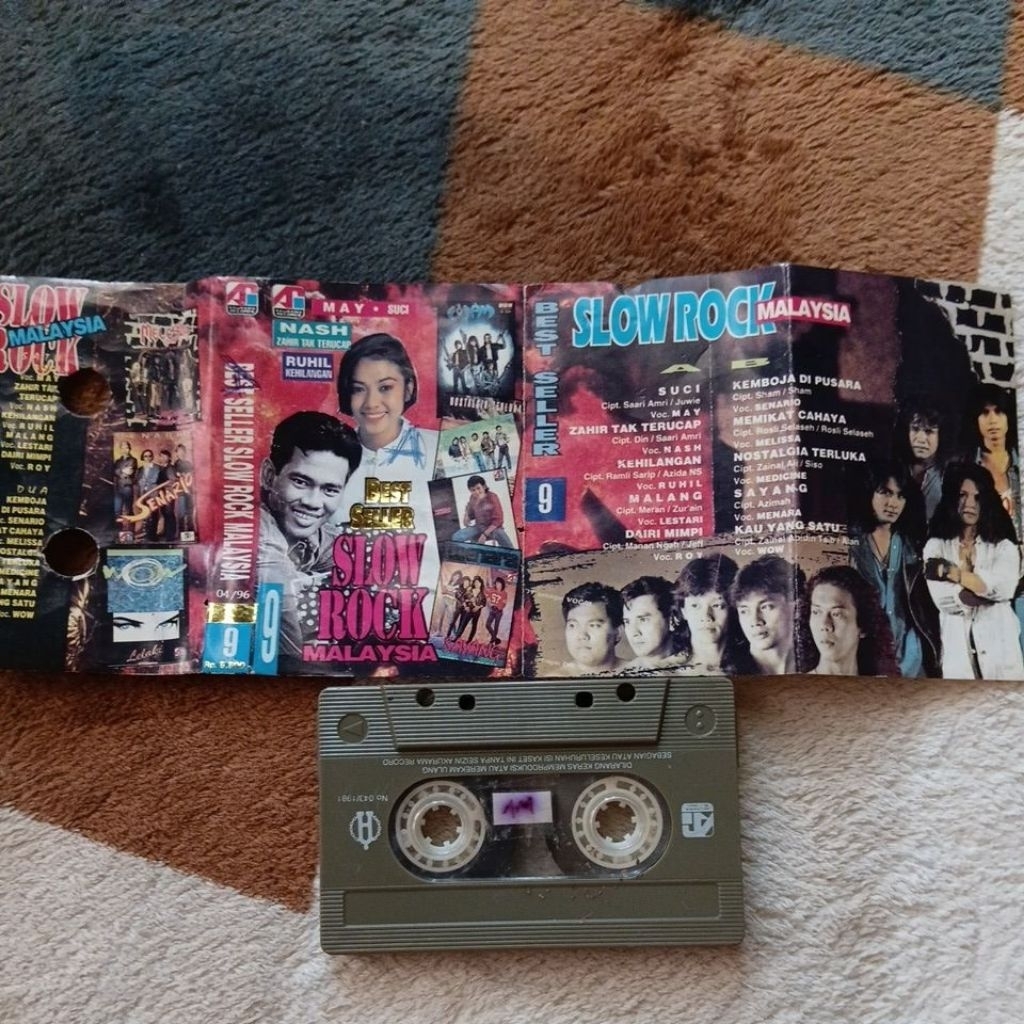 Kaset pita band Malaysia Campuran Akurama vol 9