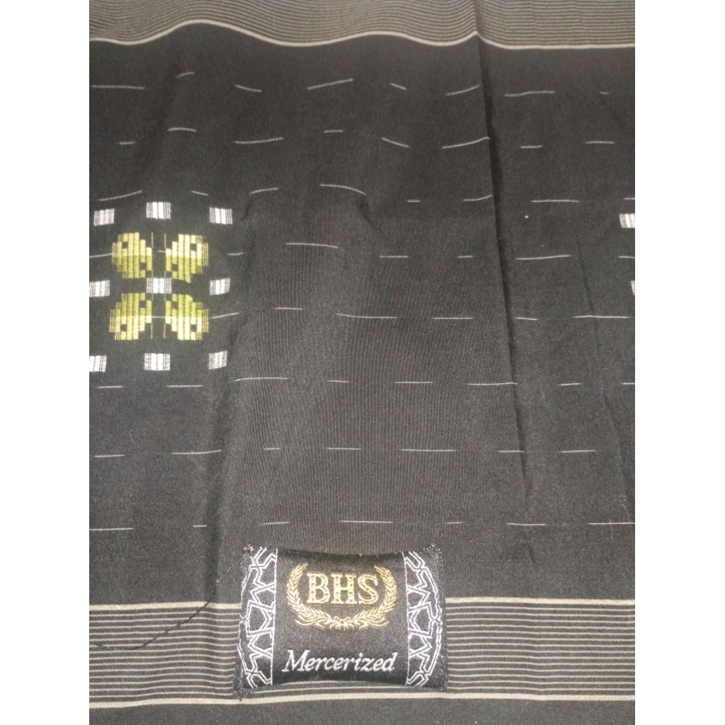 sarung BHS mercerized songket crep second minus l