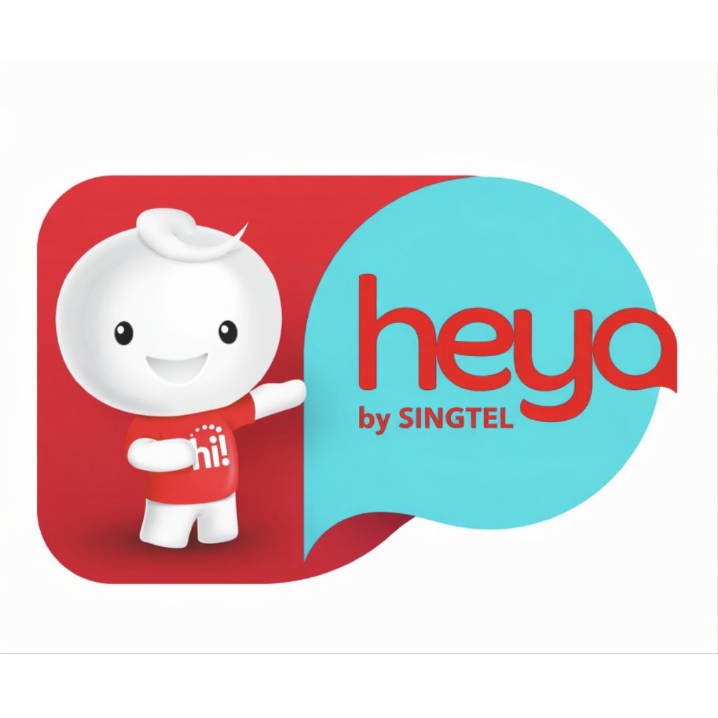 pulsa singtel hi  heya  paket data Singapore Singapura