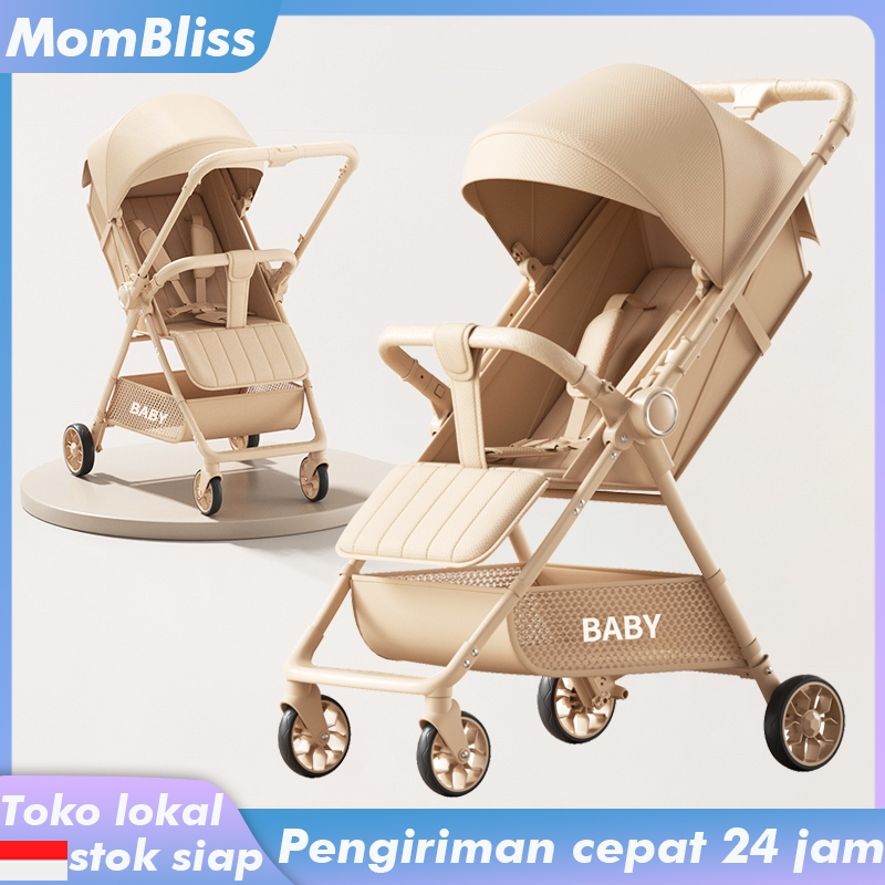 Stroller Baby Lipat Ringan Travelling Troli Bayi Cabin Size Stroller Bayi 2 Arah