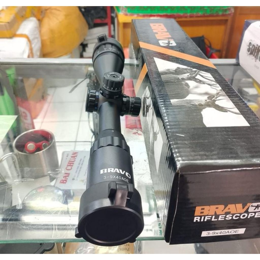 Teleskop BravoBravo 3-9X40 AOE Mildot RGB Telescope Scope