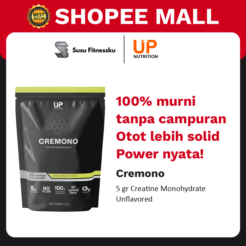 Up Nutrition Cremono Creatine Monohydrate Unflavored 100% Pure