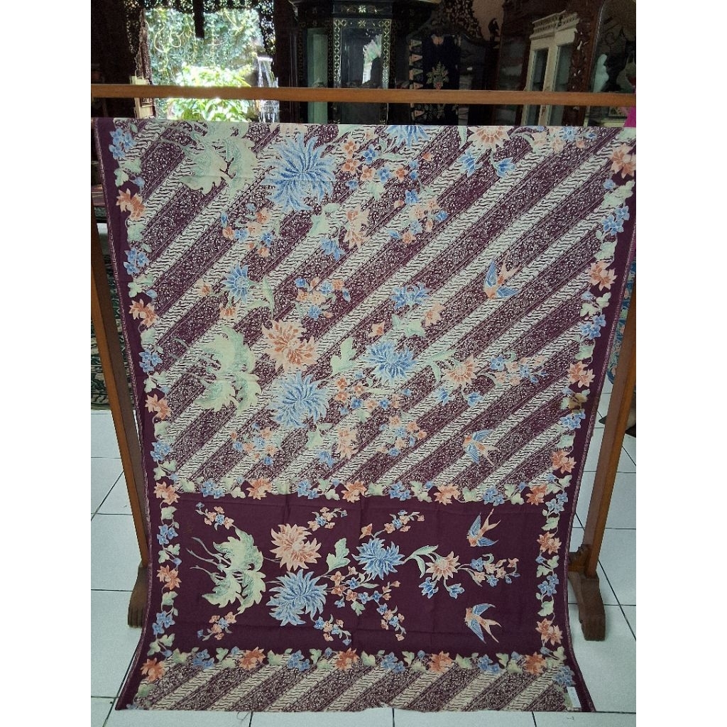 Kain Batik Encim Buket/Kain Buketan Encim/Batik Buketan/Kain Batik Encim Bunga/Kain Buketan Peranaka