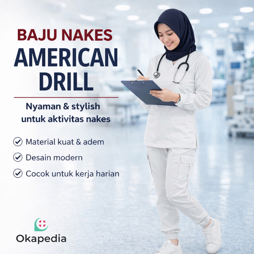 Baju Ok Cargo Joger Lengan Panjang American Drill