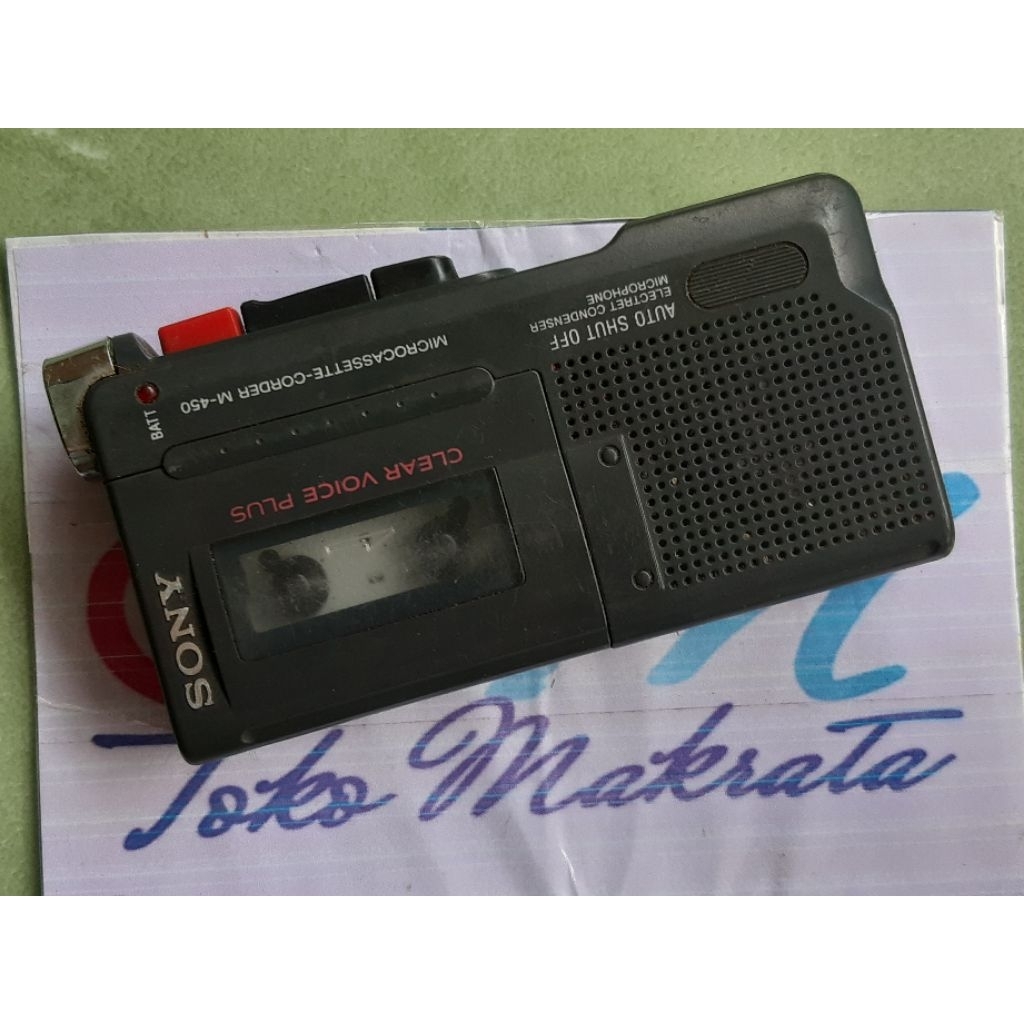 walkman microcassette-corder SONY M-450 mati off jadul lawas lama langka