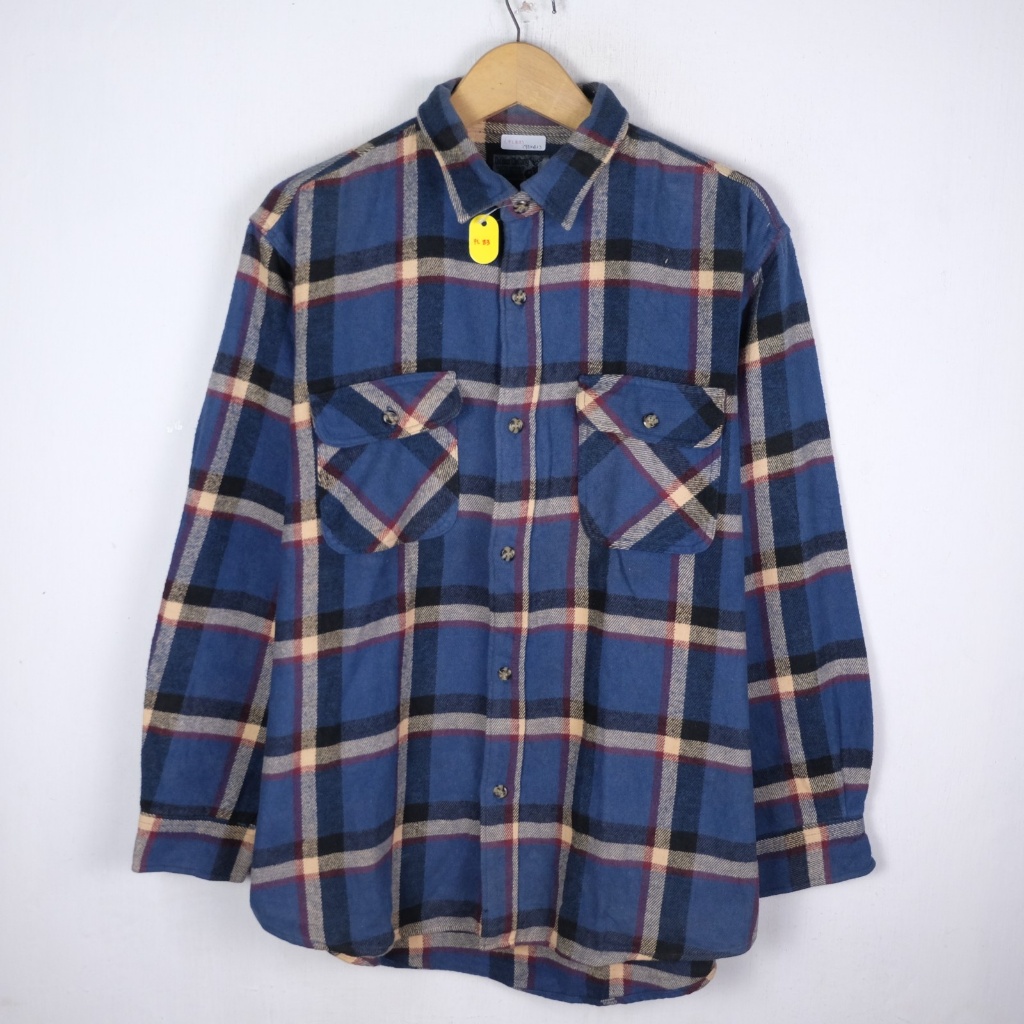 KEMEJA EDWIN PATTERN FLANEL OUTER SHIRT FL83 SIZE L-XL