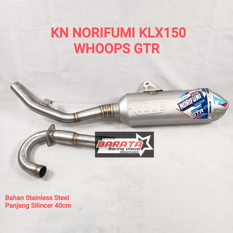 KNALPOT NORIFUMI MOTOR KLX 150 WHOOPS GTR