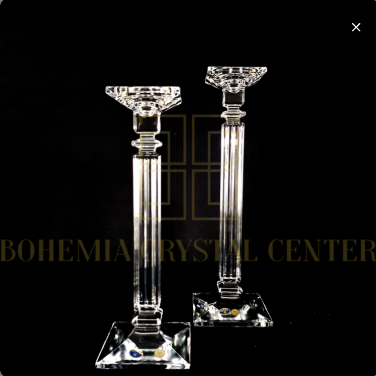 Tempat Lilin Kristal Tinggi - Czech Crystal Premium | BCC