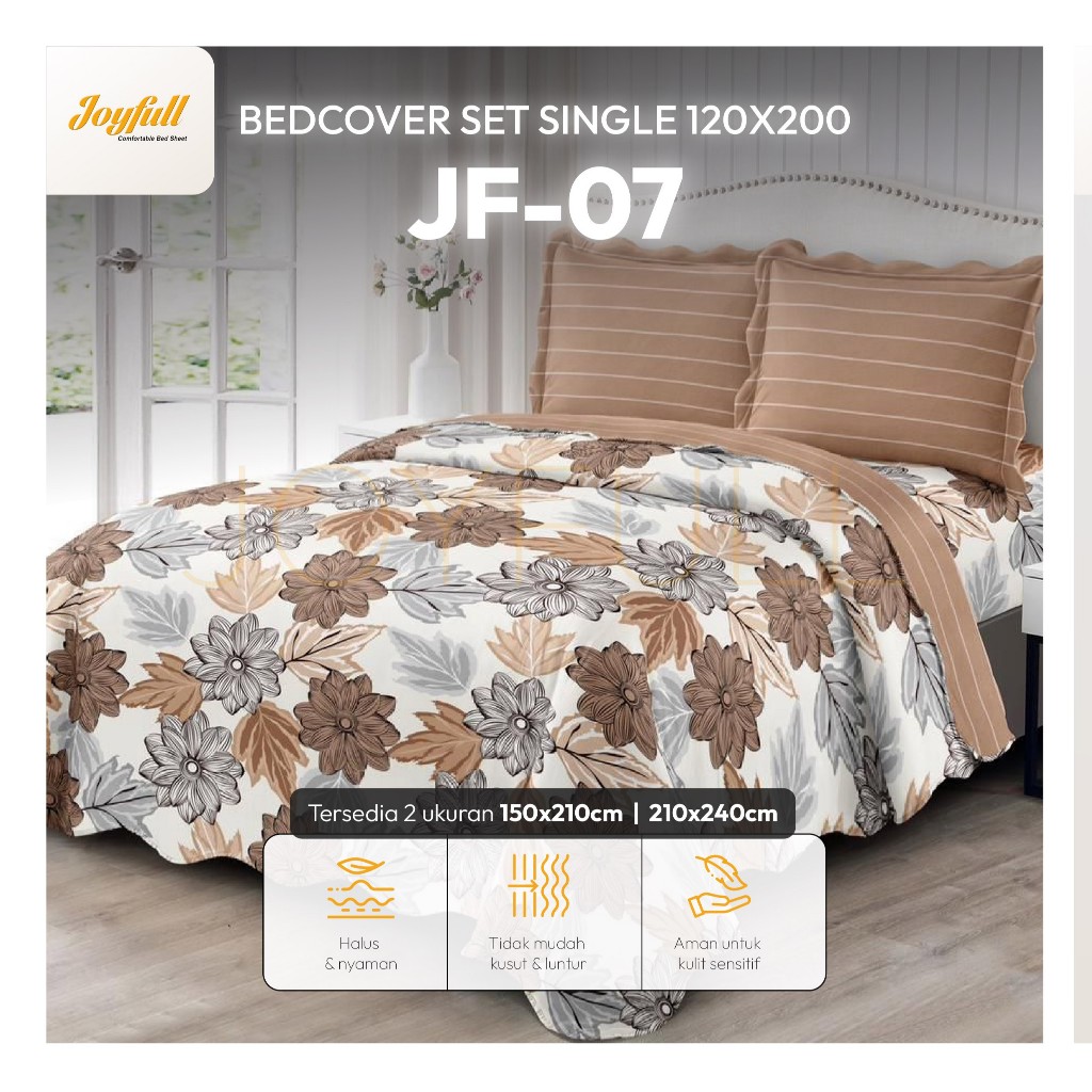 Joyfull Bedcover Set Single  120x200 – JF-07