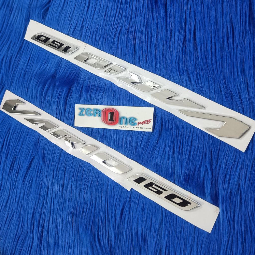 Emblem vario160 abs tebal font timbul terpisah