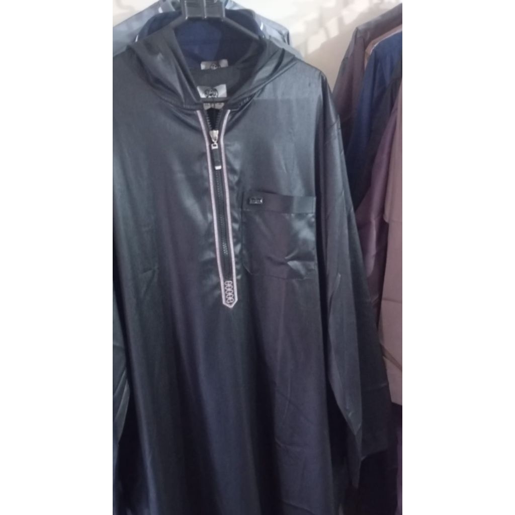 Jubah Al Noor Resleting Polyster / Jubah Pria Dewasa dan Remaja