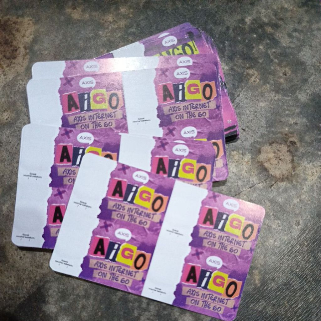 Voucher Kosong Axis XL 4in1 - Injek Nasional