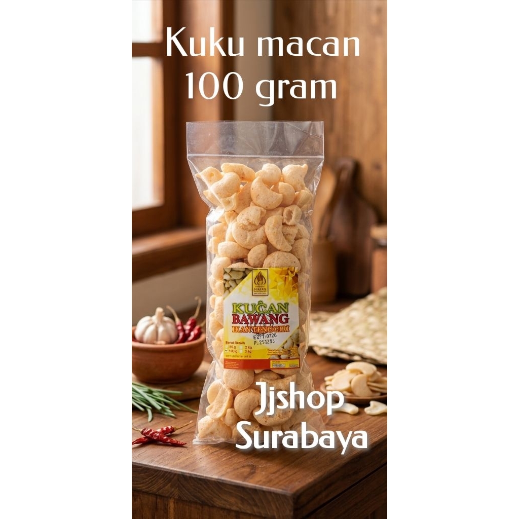 Kuku Macan bawang 100gram gurih enak