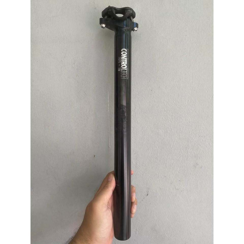 Seatpost Control Tech 31,6 mm / 400 mm, alloy 7075, bobot ringan banget