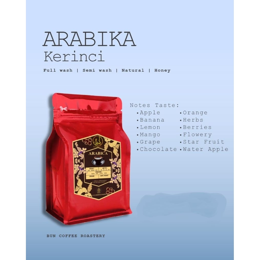 kopi Specialty Arabika Fullwash Kerinci Jambi