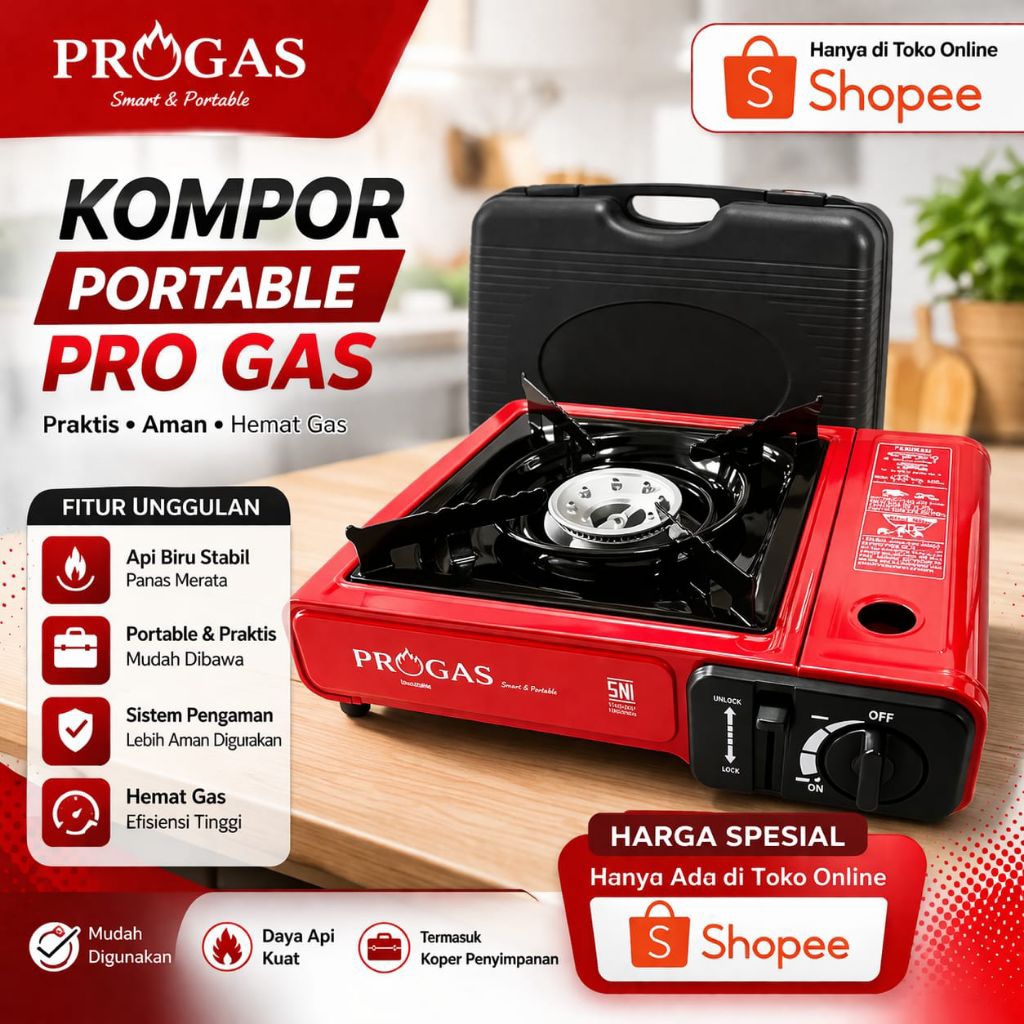 Kompor portable progas