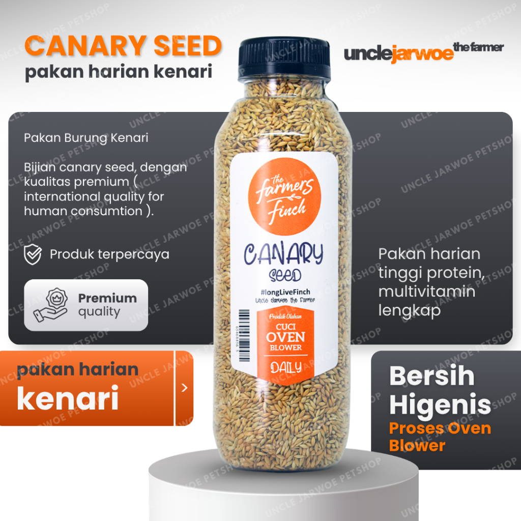 Kenari Seed Organic Bersih Canary seed 500ml
