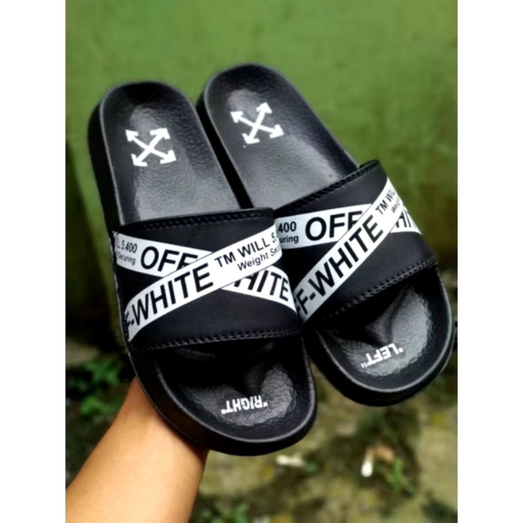 New Sandal KAWS Slides Impor, Sandal vans Peanuts, Sandal Off-WHITE Grade Ori, Sandal vans marvel