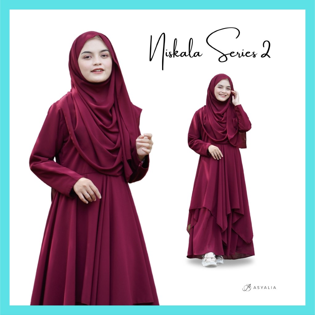DRESS NISKALA SERIES 2 / DRESS GAMIS BUSUI / DRESS GAMIS WISUDA / DRESS GAMIS CUSTOM / DRESS ASYALIA