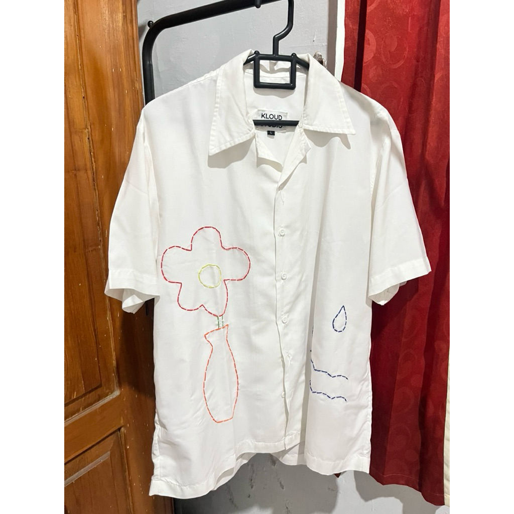 [PRELOVED] KLOUD STUDIO BREDA BROKEN WHITE SHIRT