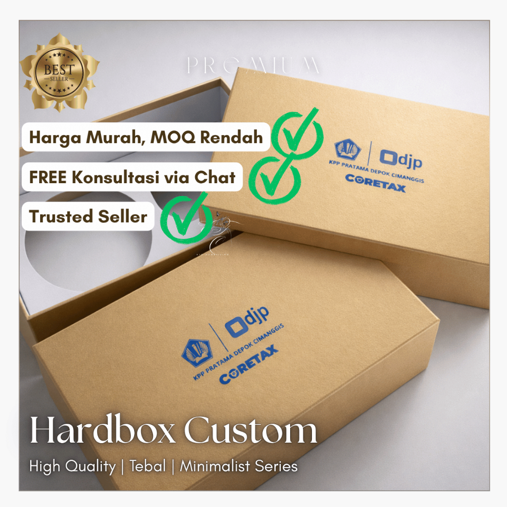Hard Box Custom MOQ | PR Box, Packaging Parfum, Design Sendiri | Kotak Kue Hampers, Corporate Gift, 