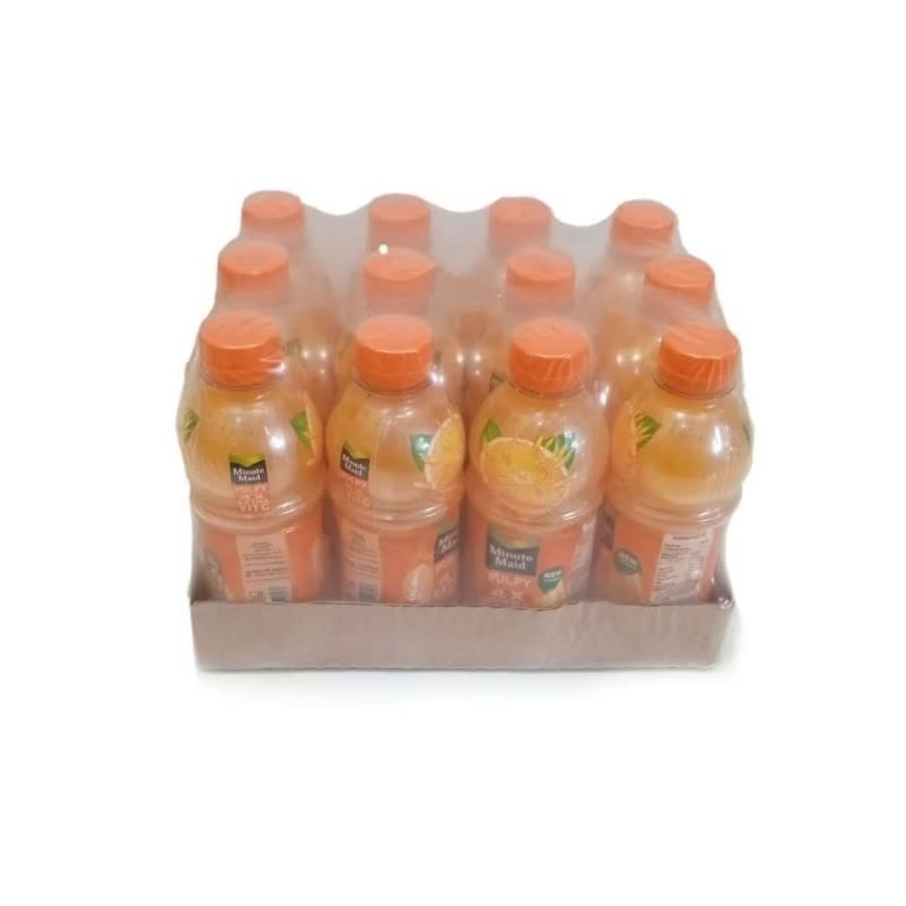 Minute Maid Pulpy Orange ( 12 x 300ml ) Minuman Rasa Jeruk VIT C