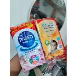 Paseo Tissue Basah / Baby Wipes Chamomile / Jojoba Oil 100s