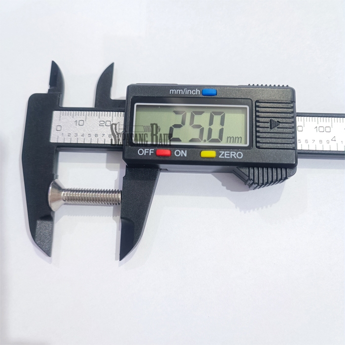 M6 x 25 Baut Countersunk L Verseng Stainless 304 M6x25