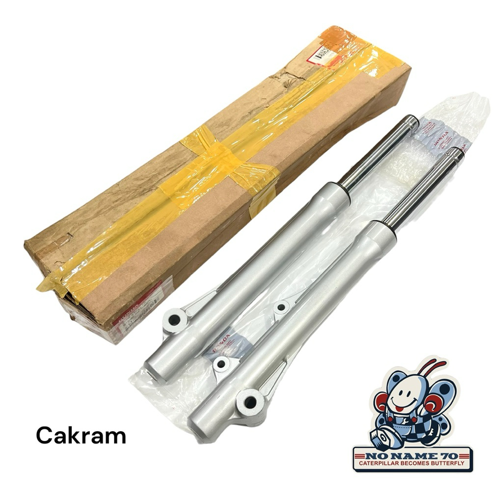 Shock Shockbreaker Depan Assy Cakram Silver Honda Supra X XX 100 Original