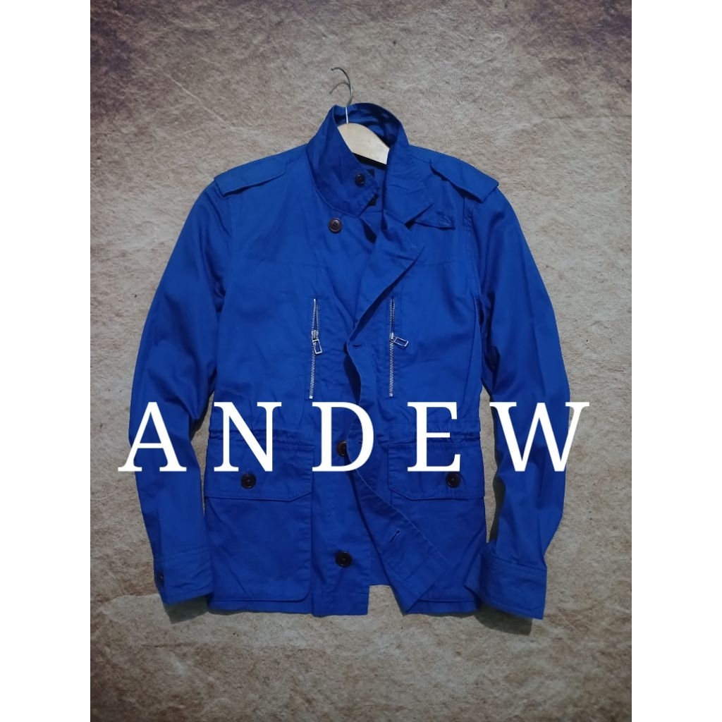 Jaket field keren ANDEW katun kanvas bekas pakai