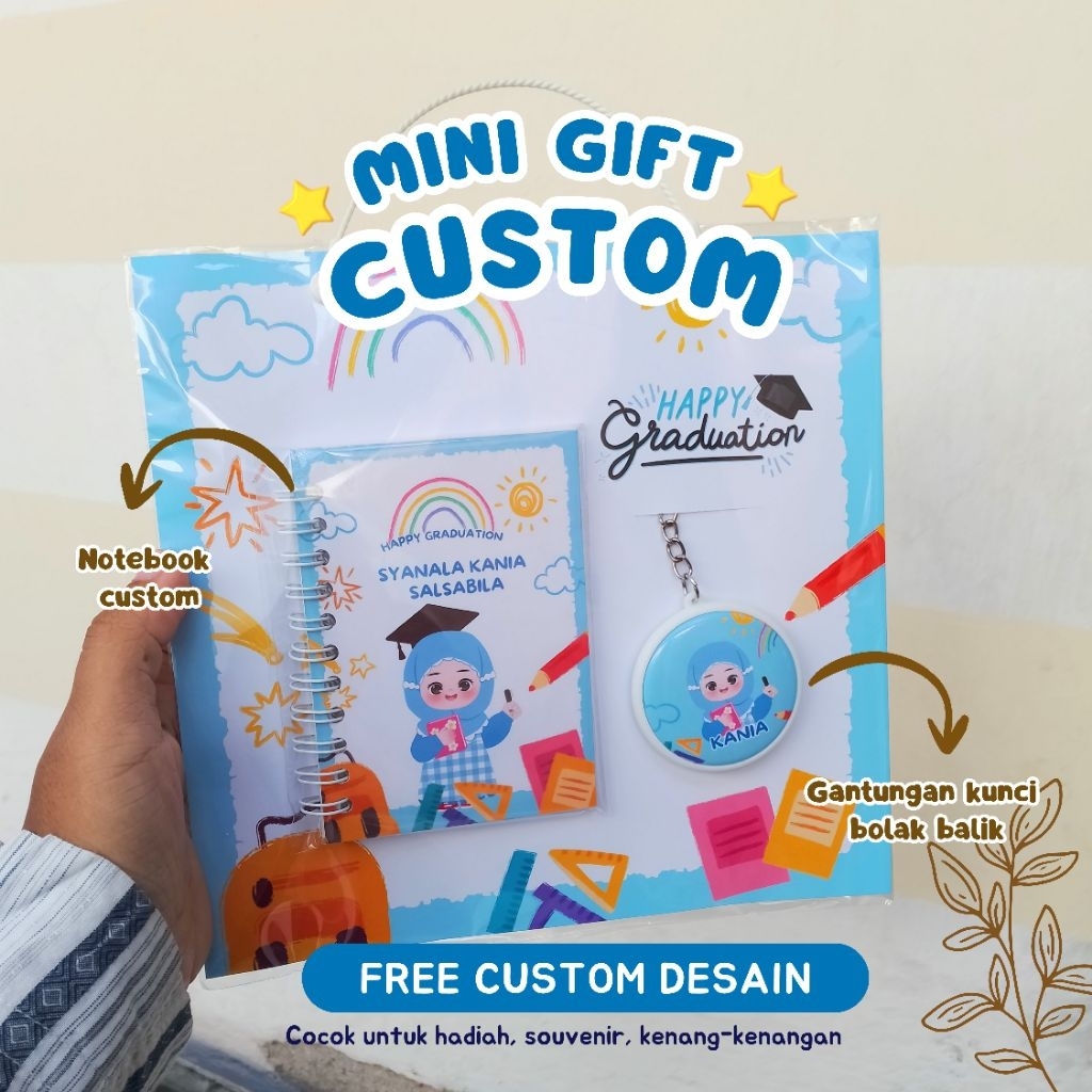 Mini Gift Wisuda/ Hampers wisuda/Kado wisuda/Kado wisuda anak/Souvenir Wisuda/Kenang-kenangan