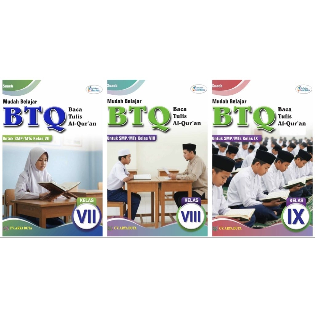 BTQ untuk SMP/MTs kelas 7,8,9 Merdeka Arya Duta